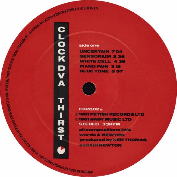 USED - Clock DVA - Thirst