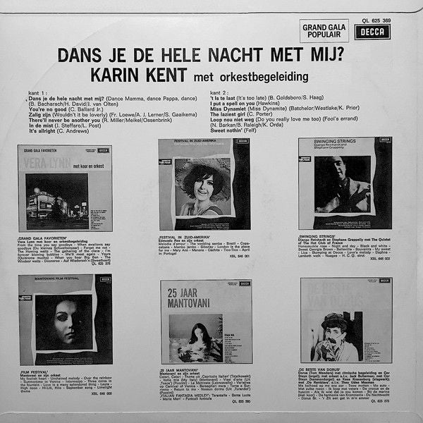 USED - Karin Kent - Dans Je De Hele Nacht Met Mij