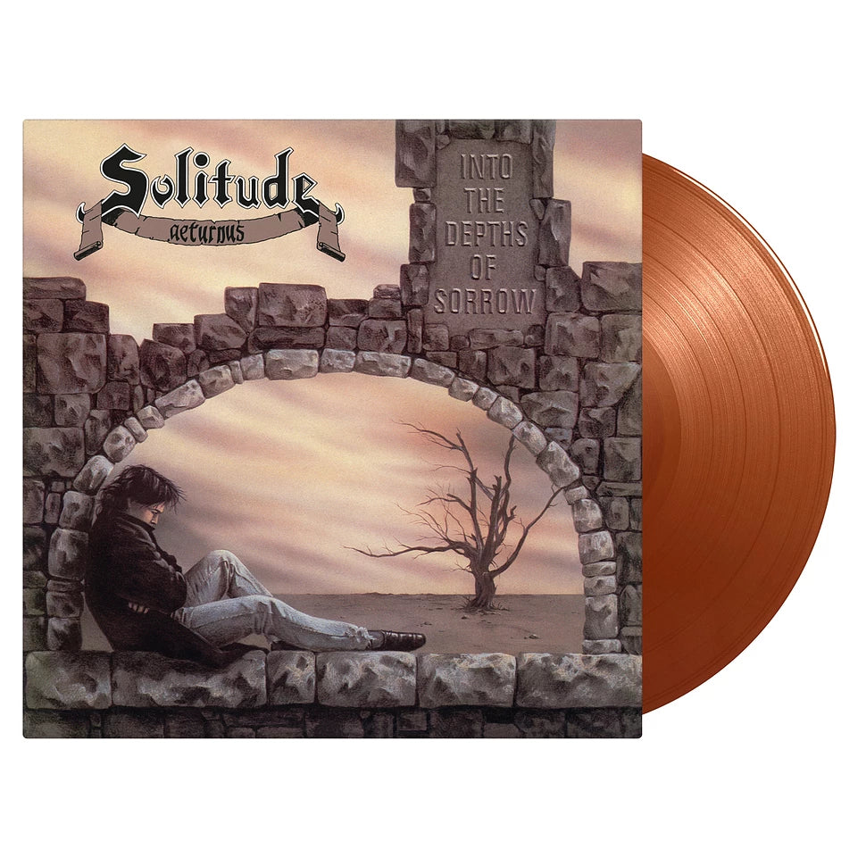 Solitude Aeturnus - Into the Depths of Sorrow (Gold & Orange Marbled Vinyl)