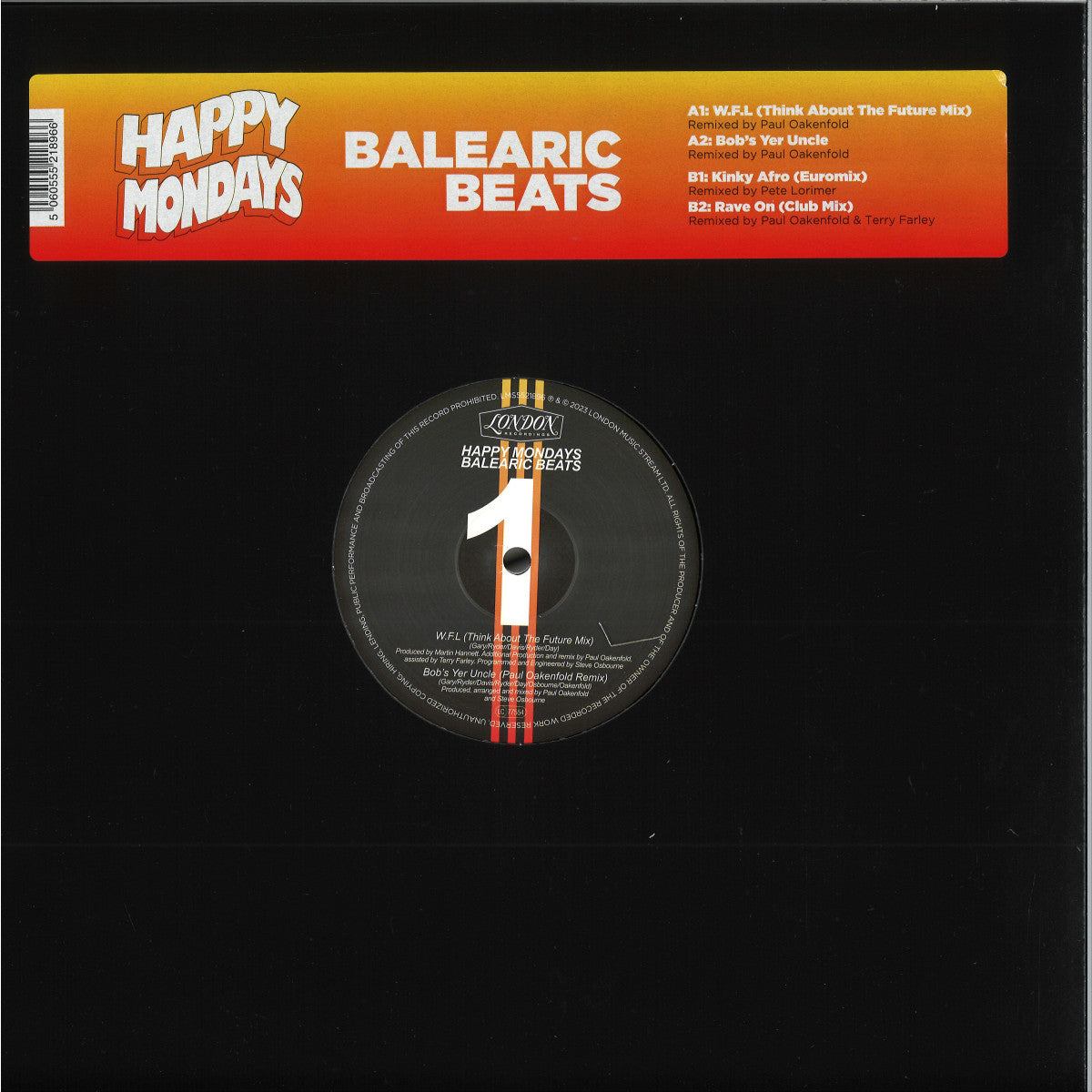 HAPPY MONDAYS - BALEARIC BEATS (12")