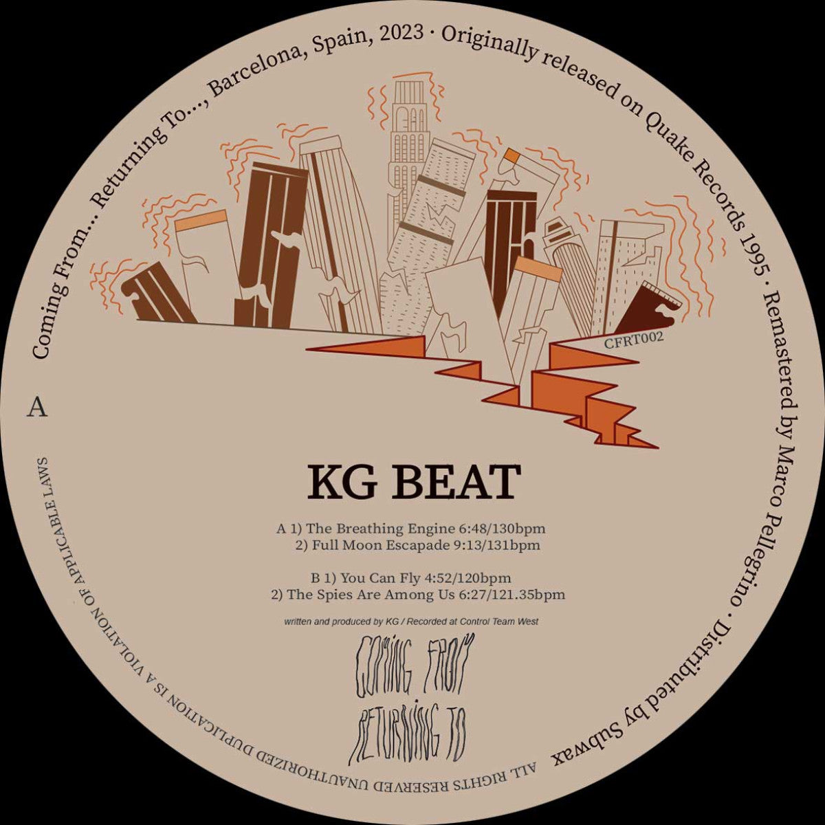 KG Beat - Breathing Engine EP (Reissue) (12")