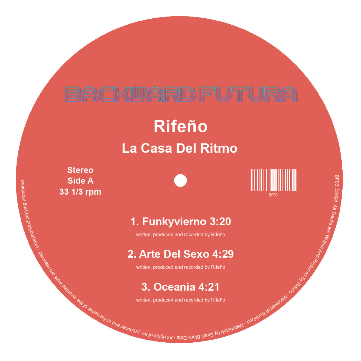 Prince of Takicardia presents Rifeño - La Casa Del Ritmo EP
