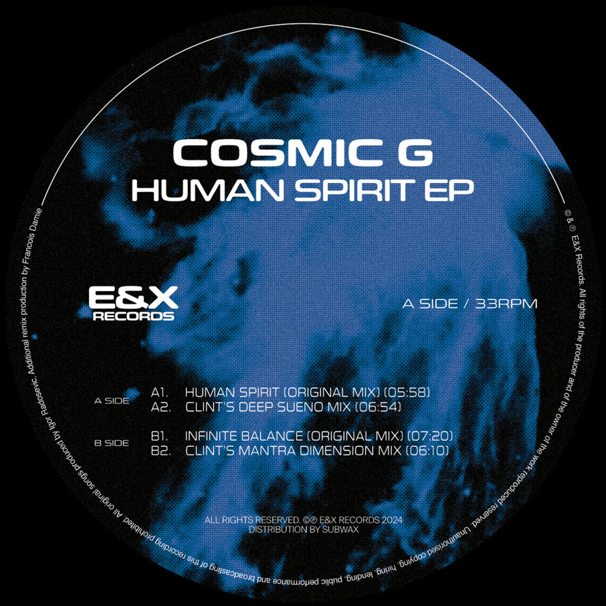 Cosmic G - Human Spirit EP (Incl. Clint Remixes)