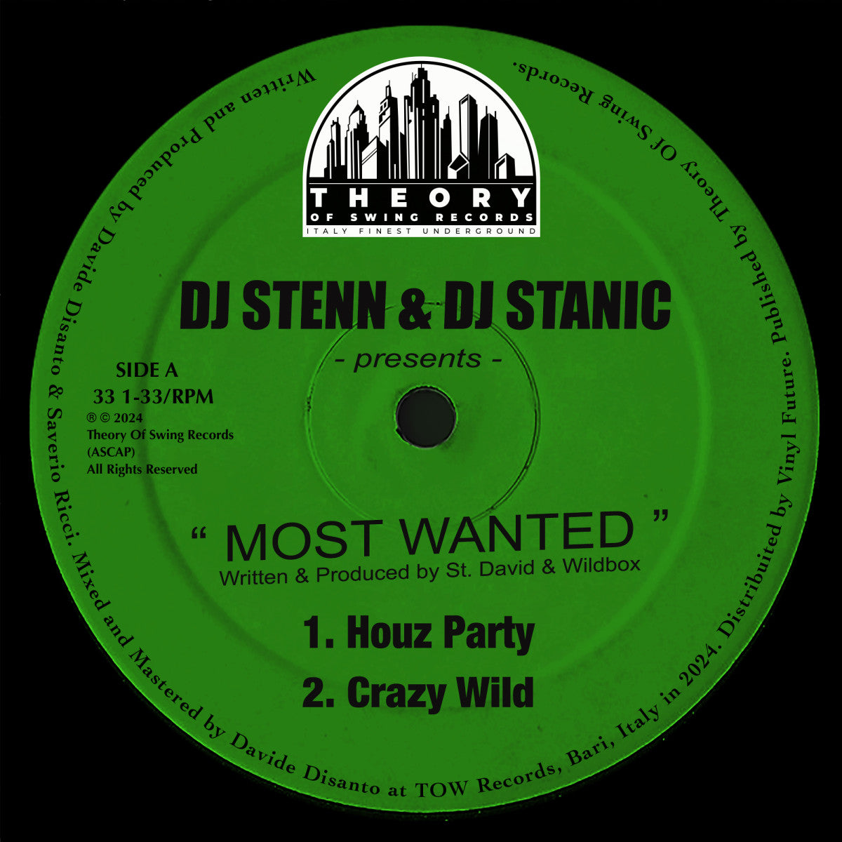 DJ Stenn & DJ Stanic - Most Wanted (12")