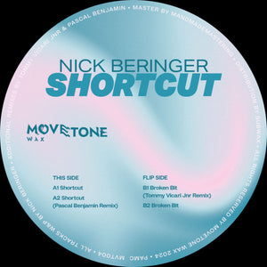 Nick Beringer - Shortcut (Incl. Pascal Benjamin & Tommy Vicari Jnr Remixes) (12")