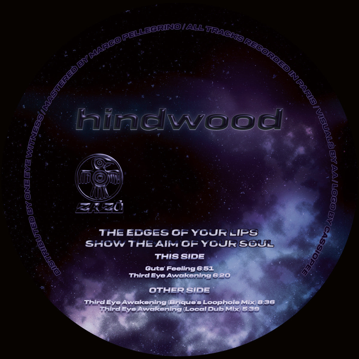 Hindwood - the edges of your lips show the aim of your soul (12")