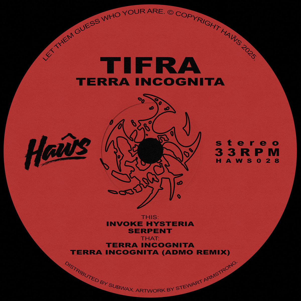 Tifra - Terra Incognita (Incl. Admo Remix) (12")