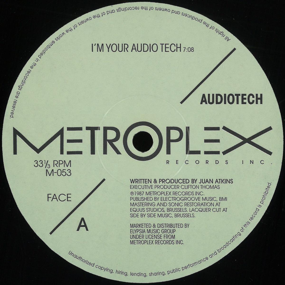Audiotech - Im Your Audio Tech (12")