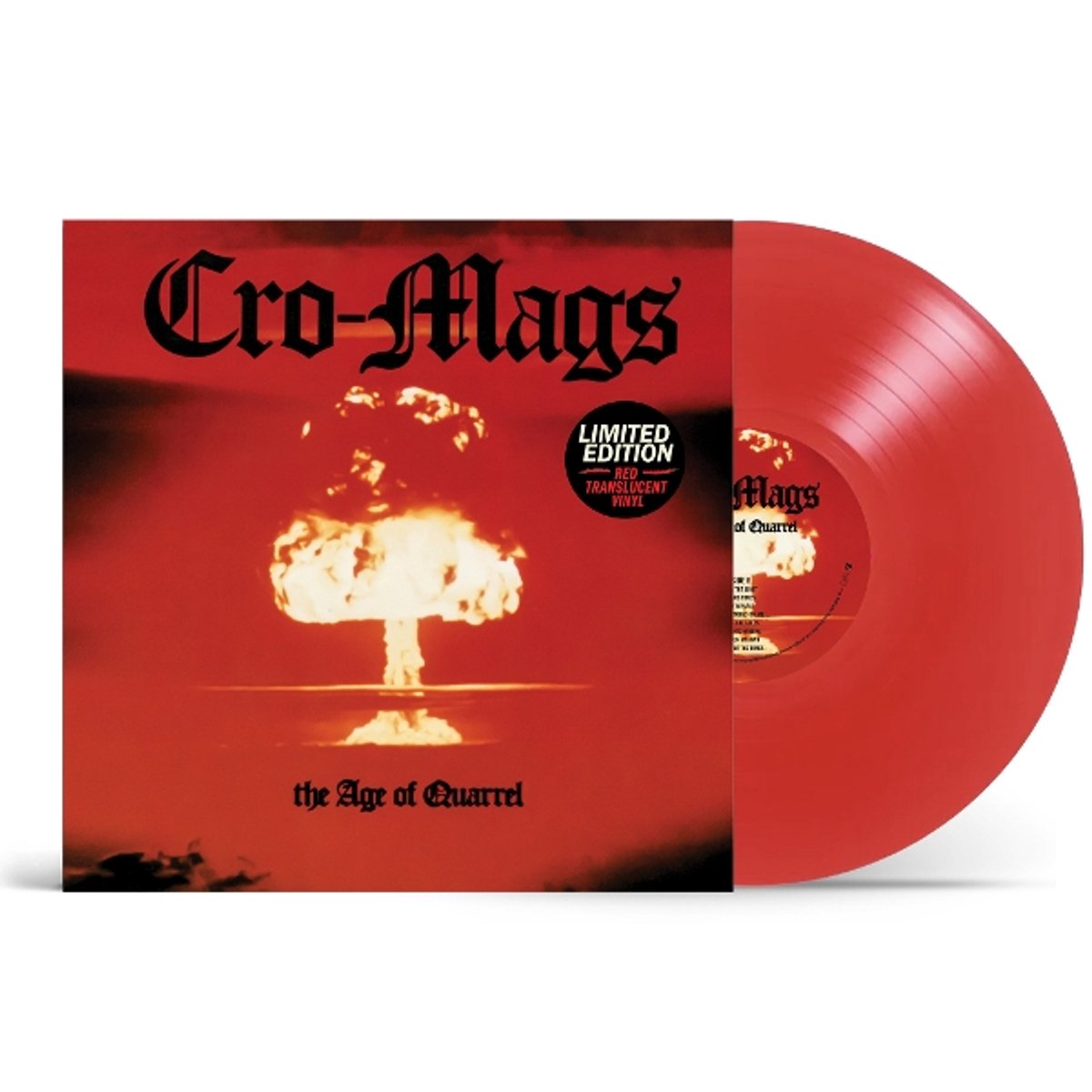 Cro -mags - The Age of Quarrel (Ruby Red Vinyl LP)