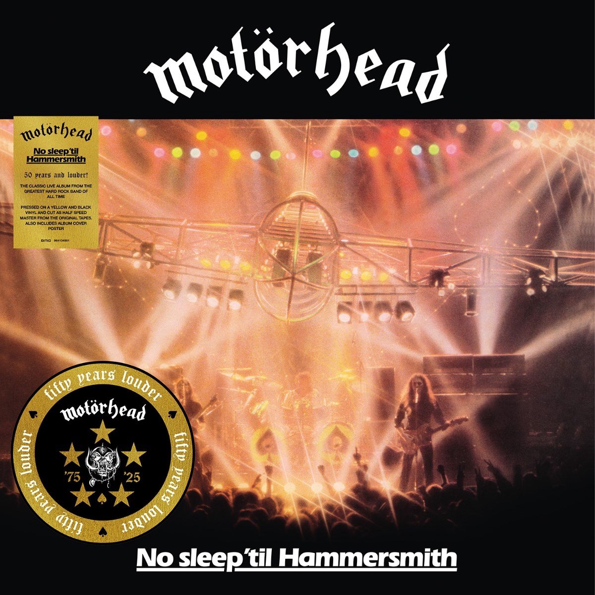Motörhead - No Sleep 'Til Hammersmith (Live) (50th Anniversary Edition) (Coloured  LP)
