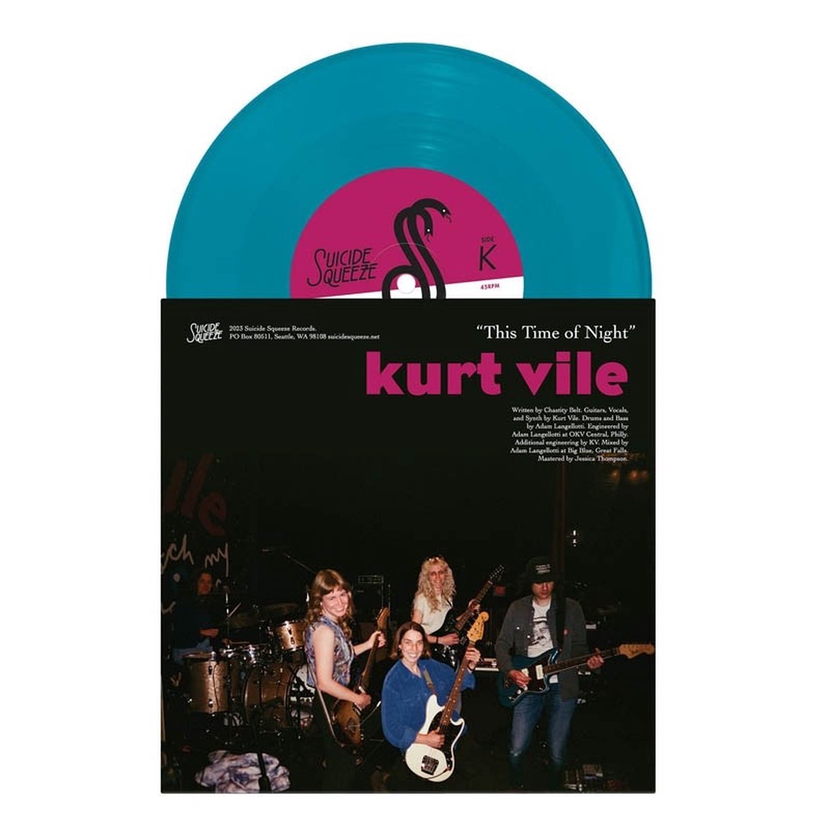 Kurt Vile & Courtney Barnett - Split (Aqua Blue Vinyl)