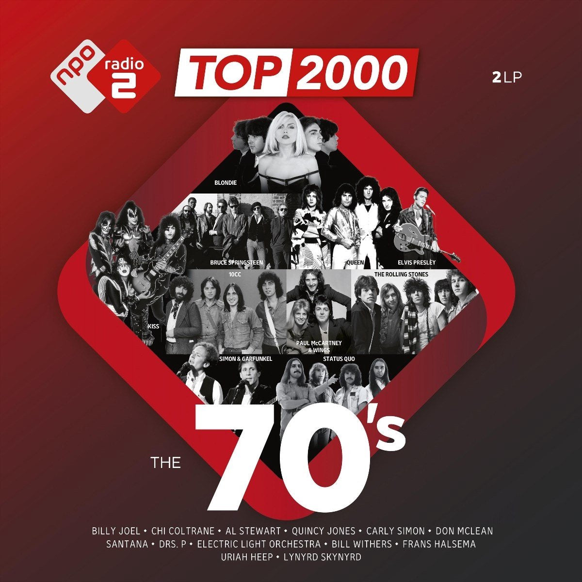 Various Artists - Top 2000 - The 70's (Black Clouds Vinyl LP)