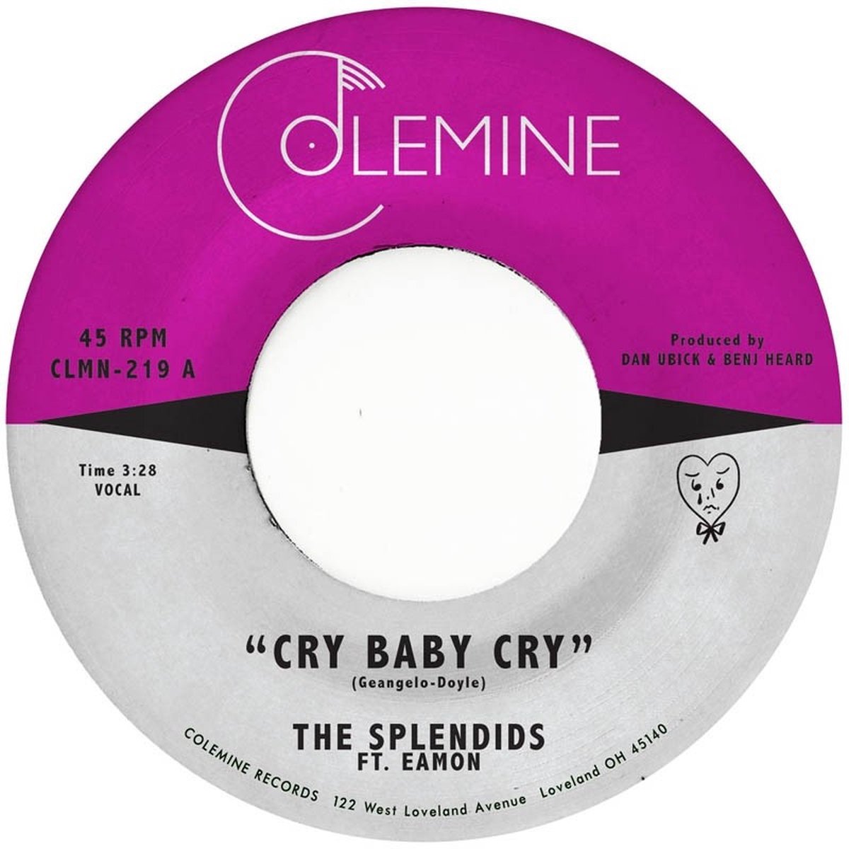 Splendids & Eamon - Cry Baby Cry (7")