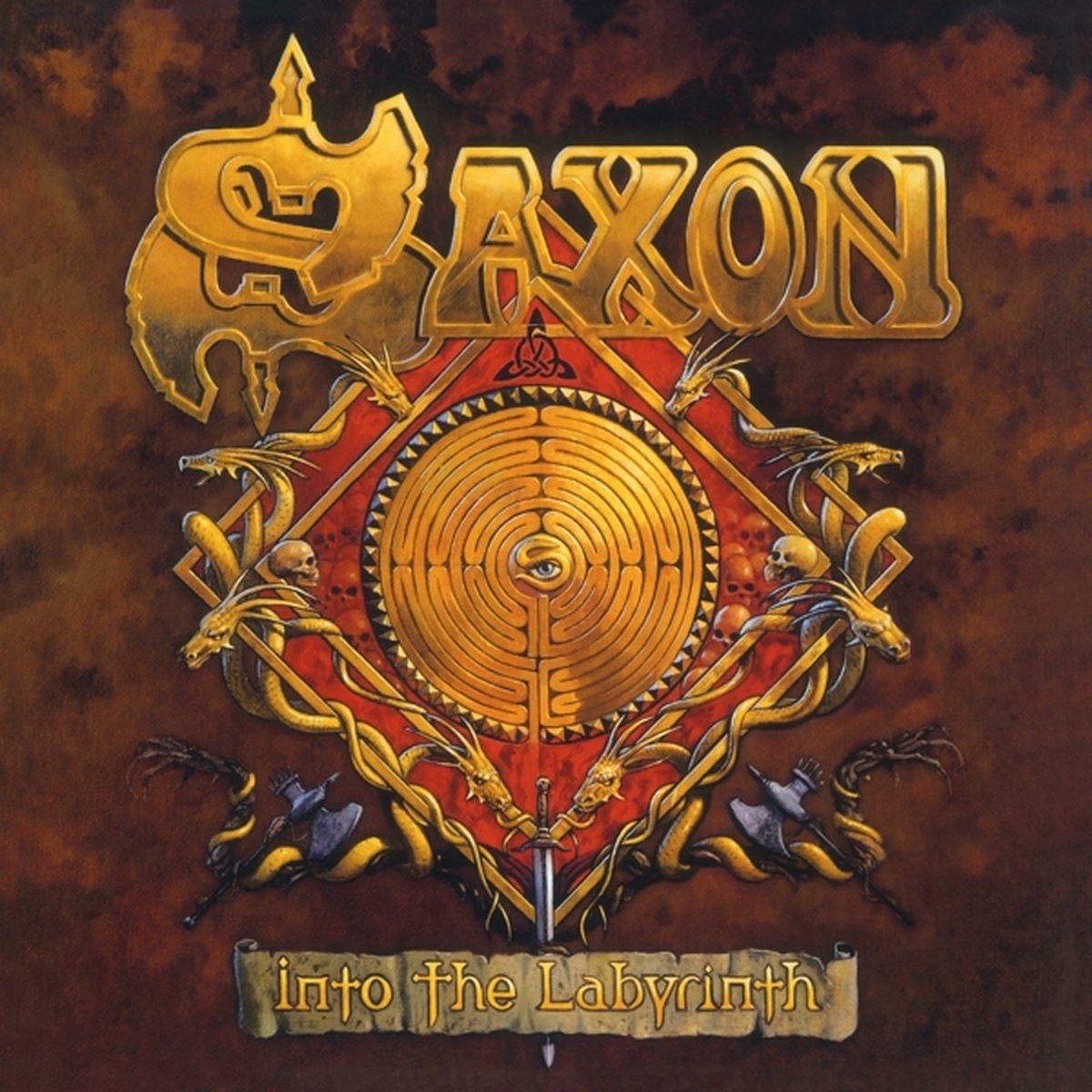 Saxon - Into the Labyrinth (Gold 180g Booklet Vinyl)