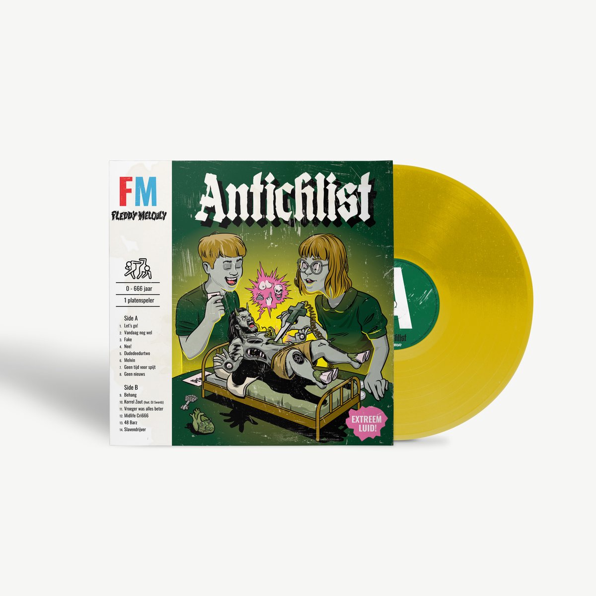 Fleddy Melculy - Antichlist (Yellow LP)