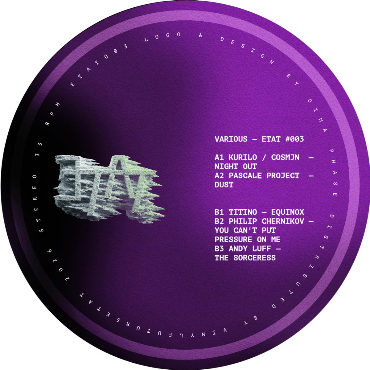 Various Artists - ETAT #003 (12")