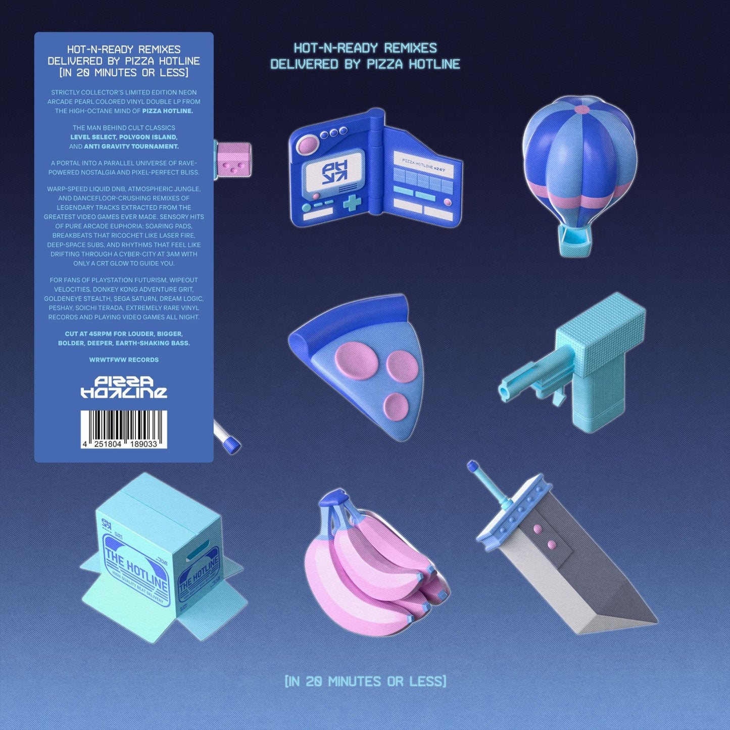 Pizza Hotline - Hot-N-Ready Remixes Delivered by Pizza Hotline [In 20 Minutes or Less]  (Coloured Vinyl LP)