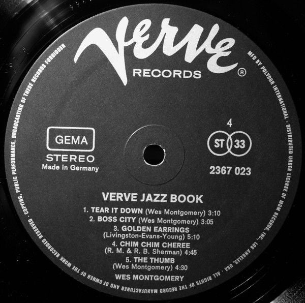 USED - Various - Verve Jazz Book