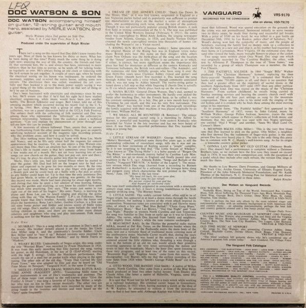 USED - Doc & Merle Watson - Doc Watson & Son
