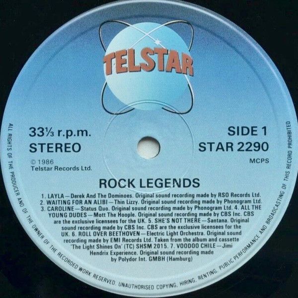 USED - Various - Rock Legends