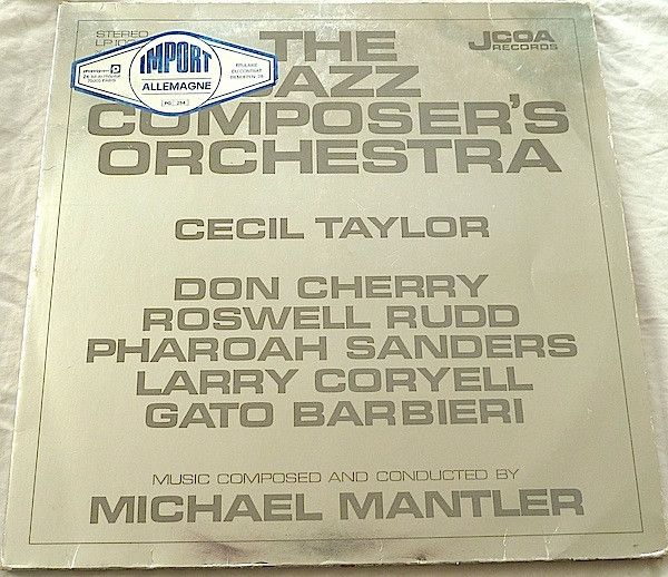 USED - The Jazz Composer's Orchestra - The Jazz Composer's Orchestra
