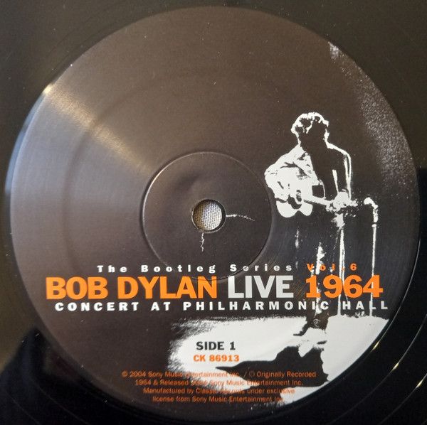 USED - Bob Dylan - Live 1964 (Concert At Philharmonic Hall)