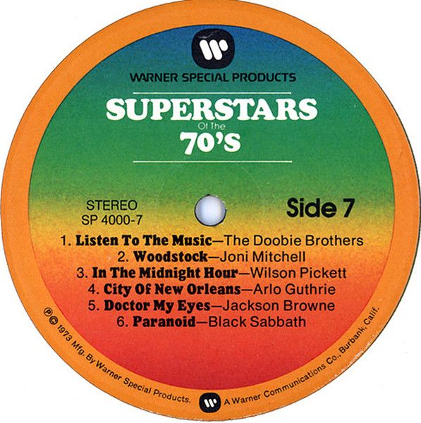 USED - Various - Superstars Of The 70's