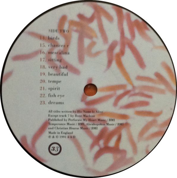 USED - His Name Is Alive - Home Is In Your Head