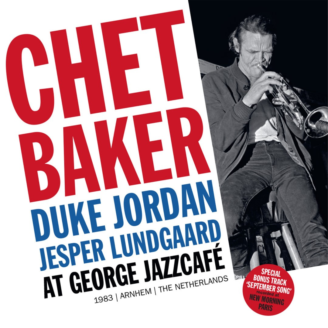Chet Baker - At George Jazzcafe Arnhem, 1983, the Netherlands (Solid Blue Vinyl LP)