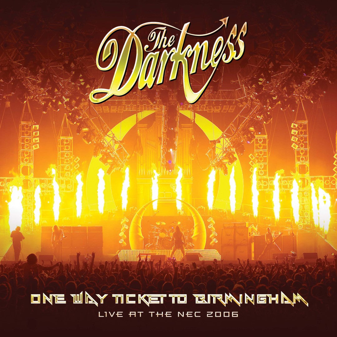 Darkness, The - One Way Ticket To Birmingham (Live at The NEC, Birmingham, February 19, 2006) (140g Red & Yellow Marbled Vinyl LP)