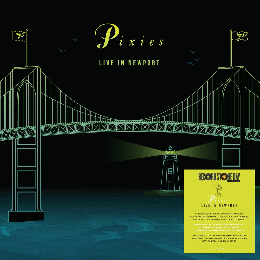 Pixies - Live In Newport (Green & Yellow Vinyl LP)