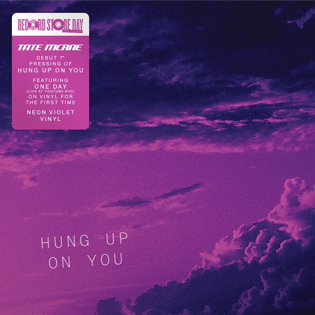 Tate McRae - Hung Up On You / One Day (Live) (Neon Violet Vinyl 7")
