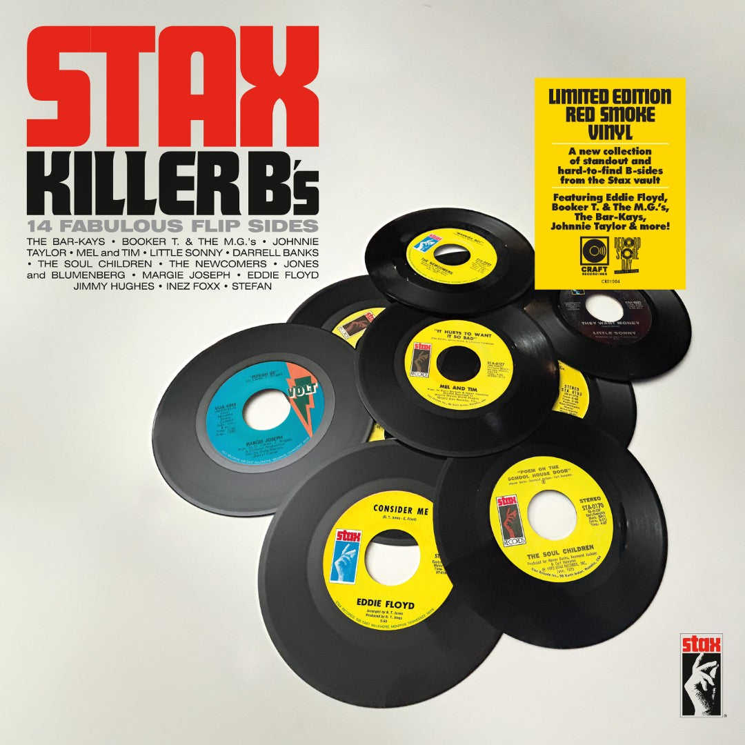 Various Artists - Stax Killer B's (140g Red & Black Vinyl LP)