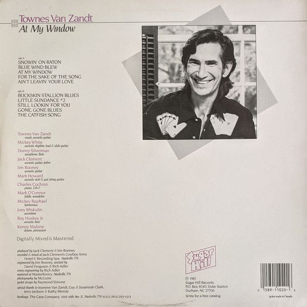 USED - Townes Van Zandt - At My Window