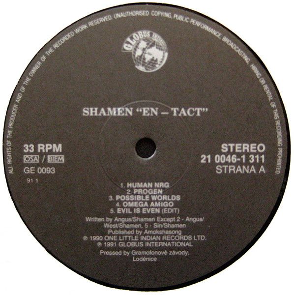 USED - The Shamen - En-Tact