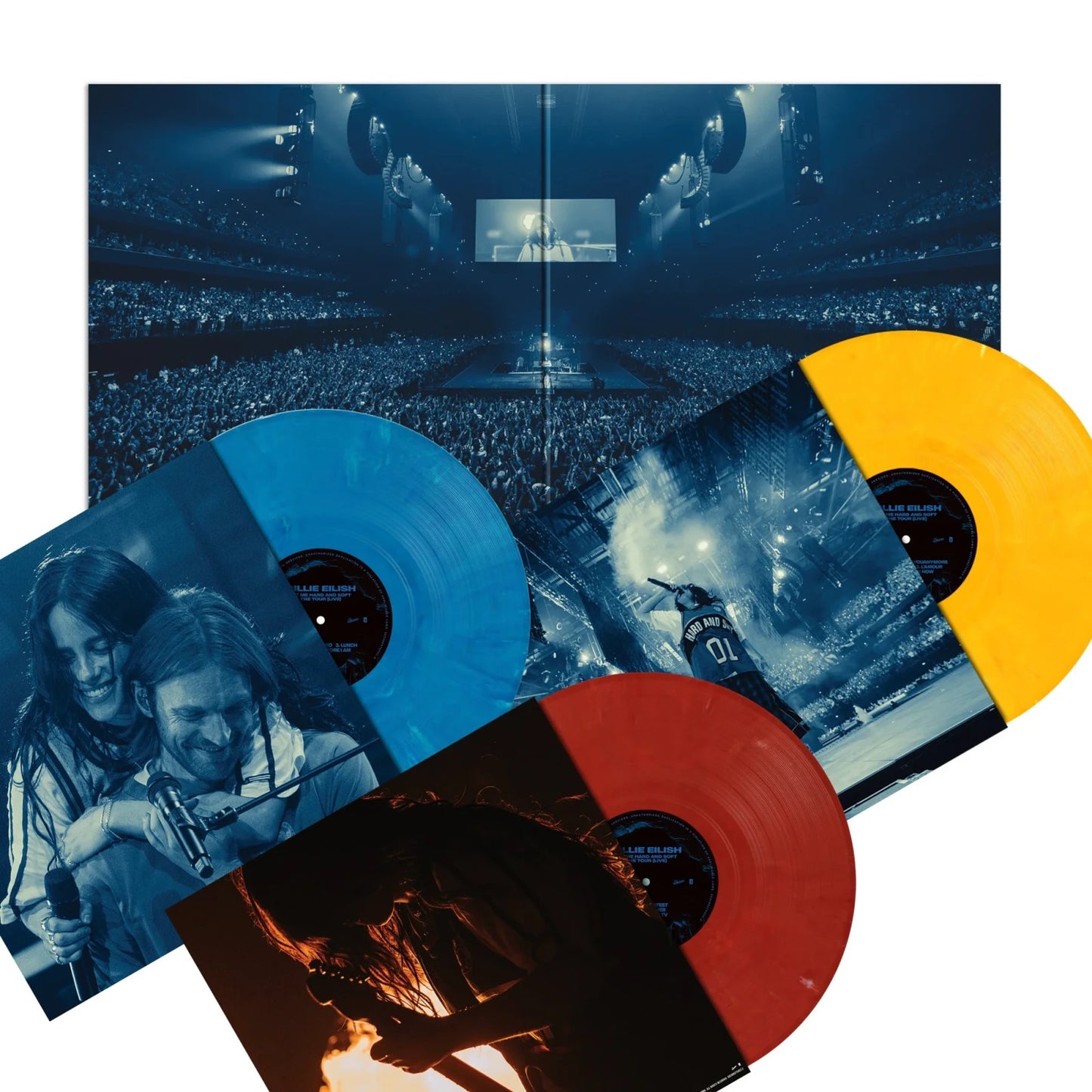 Billie Eilish - HIT ME HARD AND SOFT: THE TOUR (LIVE) (Blue, Yellow & Red Vinyl LP)