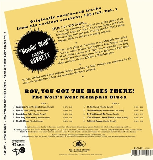 Howlin' Wolf - Boy, You Got The Blues There! 1 (LP)