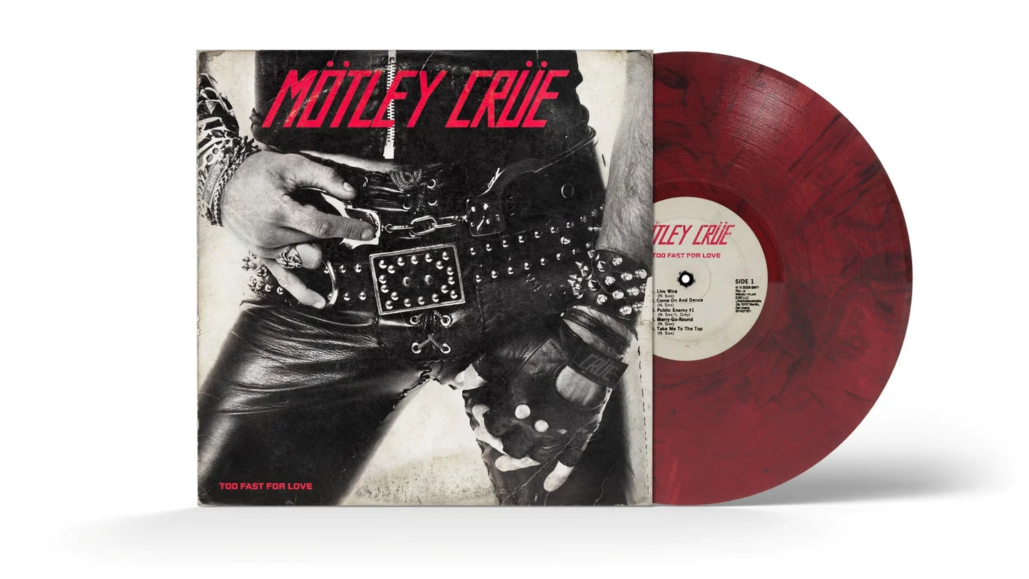 Motley Crue - Too Fast For Love (Limited 45th Anniversary Remastered Red & Black Marbled Vinyl LP)