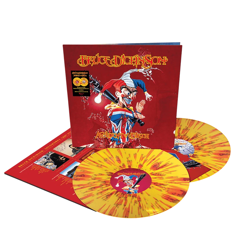 Bruce Dickinson - Accident of Birth (2026 Remix Yellow & Red Splatter Vinyl LP)
