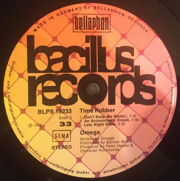USED - Omega (5) - Time Robber