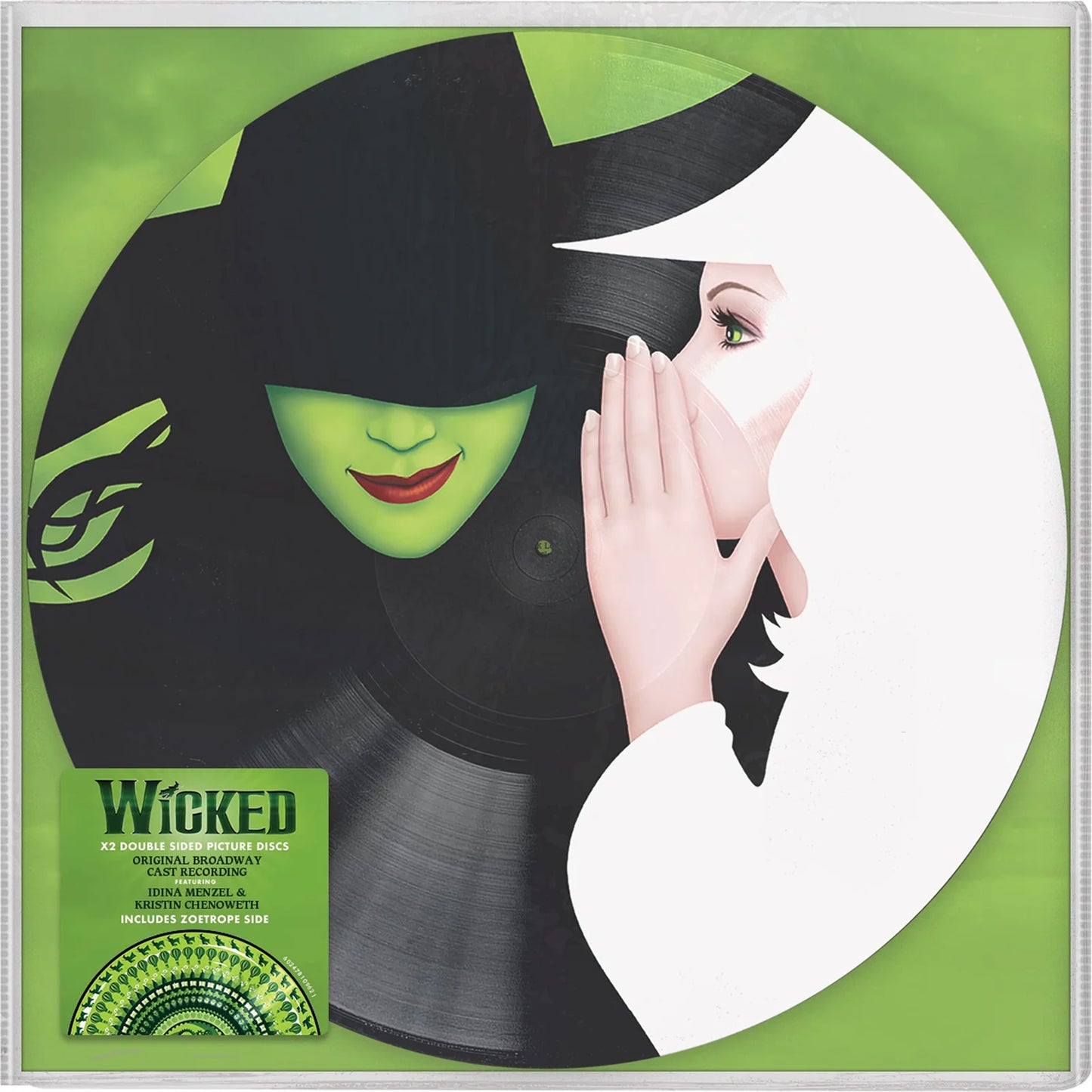 Various Artists - Wicked Original Broadway Cast Recording - Picture Disc Zoetrope (X2 Double Sided Picture Discs LP)