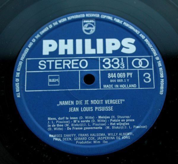 USED - Various - Wim Ibo Presenteert: Namen Die Je Nooit Vergeet