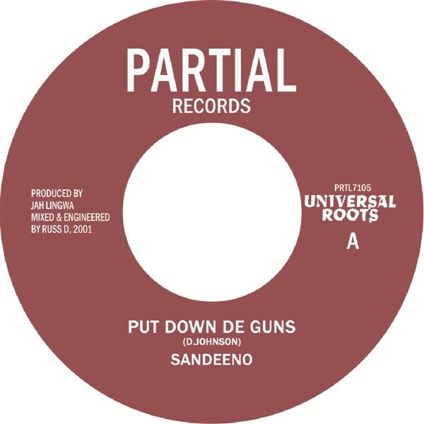 Sandeeno - Put down de Guns (7")
