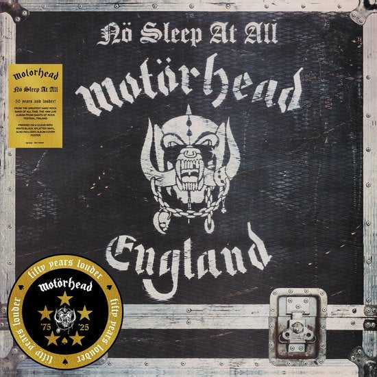 Motörhead - No Sleep At All (50th Anniversary Edition) (Coloured  LP)