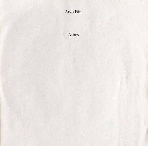 USED - Arvo Pärt - Arbos