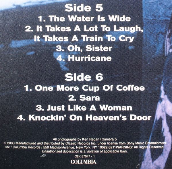 USED - Bob Dylan - The Bootleg Series Vol.5: Live 1975: The Rolling Thunder Revue