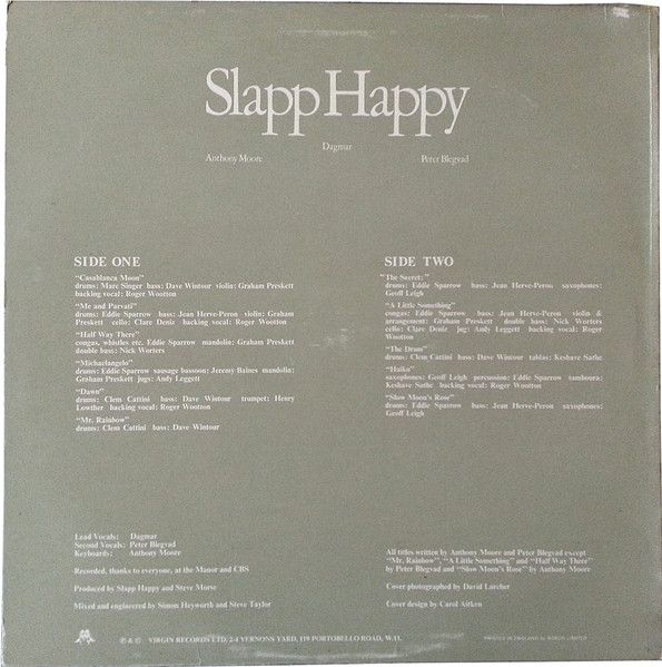 USED - Slapp Happy - Slapp Happy