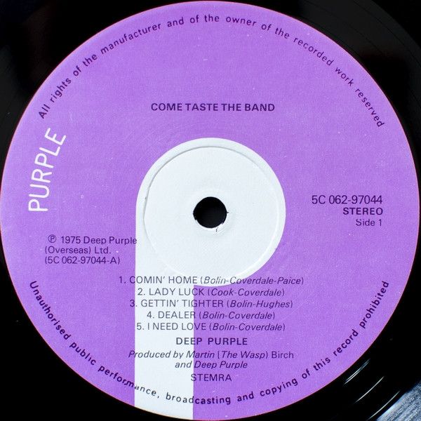 USED - Deep Purple - Come Taste The Band