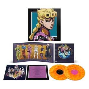 Yugo Kanno - Jojo's Bizarre Adventure: Golden Wind (Original Motion Picture Soundtrack) (Orange & Yellow Marble Coloured LP)
