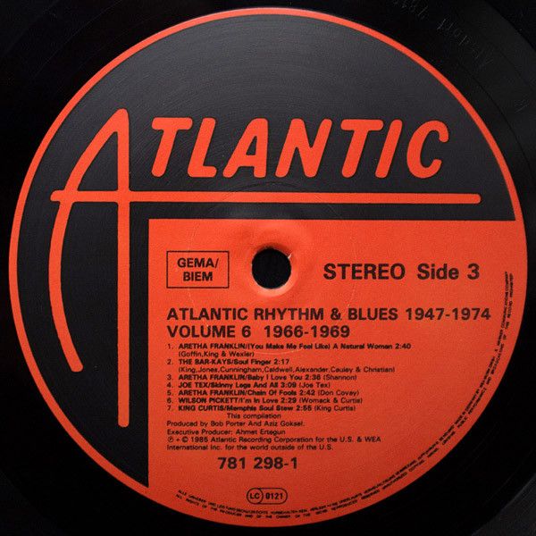 USED - Various - Atlantic Rhythm And Blues 1947-1974